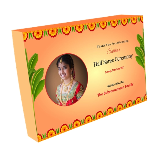 6 + 1 Compartments Standard Gift Box | Sweets or Dry Fruit Bites and Namkeen